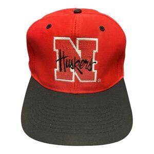 Vintage Nebraska Cornhuskers Snapback Hat – Logo 7, Red